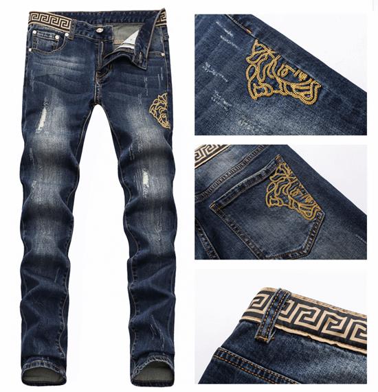 000995 ยีนส์ Ajaz James Style Versace Italy New Summer 2019 Jeans Denim Slim feet Size 28-38