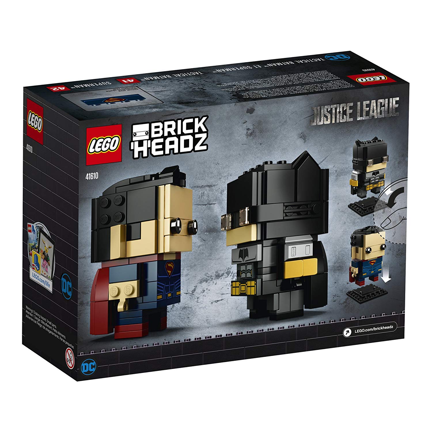LEGO BRICKHEADZ - Tactical Batman and Superman รุ่น 41610