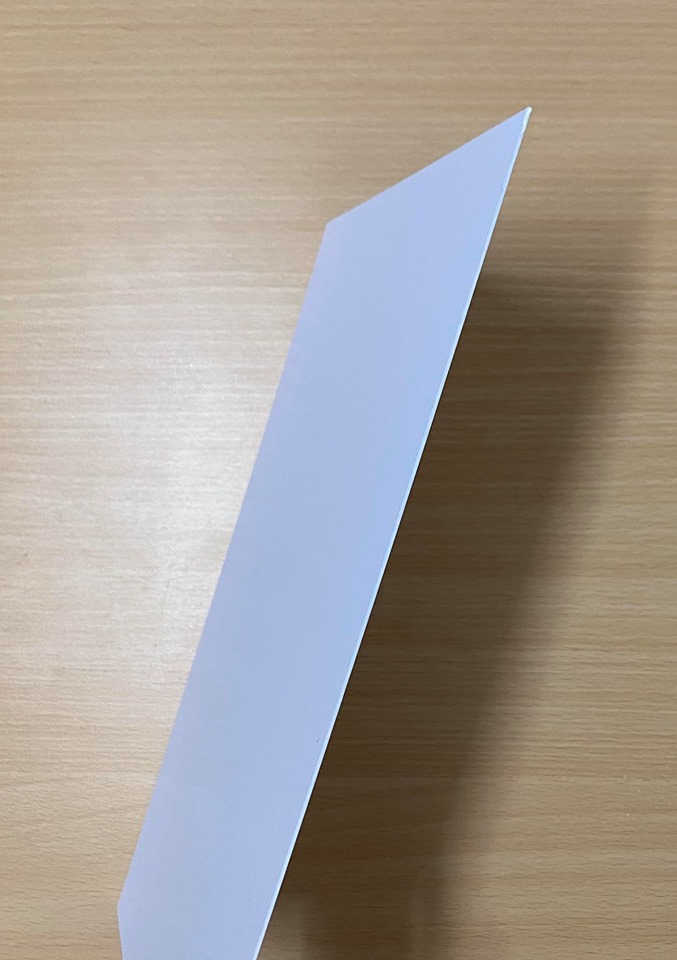 แผ่นพลาสวูด ยกแพ็ค 24 แผ่น หนา 1 มิล 30 x 40 เซนติเมตร