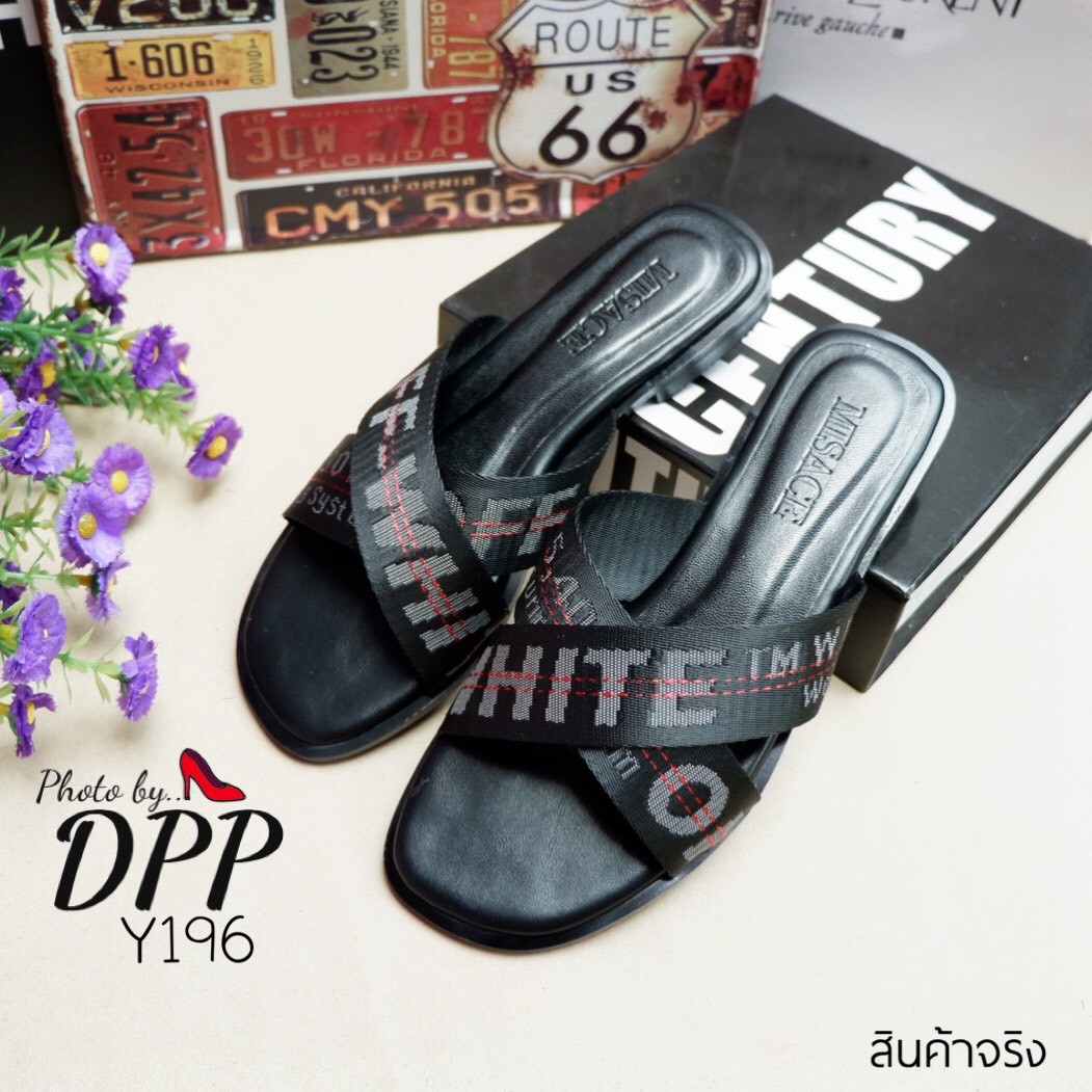 รองเท้าแตะ OFF White (สีดำ)