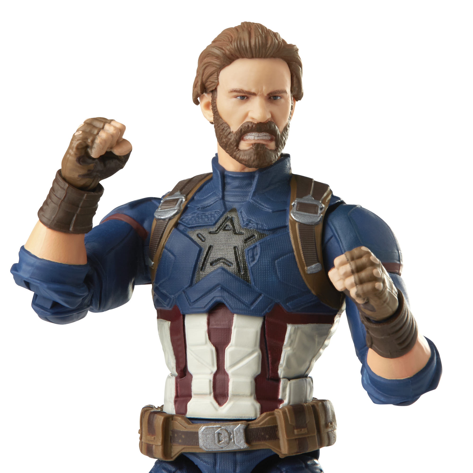 Hasbro Marvel Legends Series Captain America Avengers Infinity Saga 6-inch Scale Figure (Walmart Exclusive) ฮาสโบร มาร์เวล เลเจนด์ หุ่นโมเดลฟิกเกอร์ กัปตัน อเมริกา ขนาด 6 นิ้ว ลิขสิทธิ์แท้