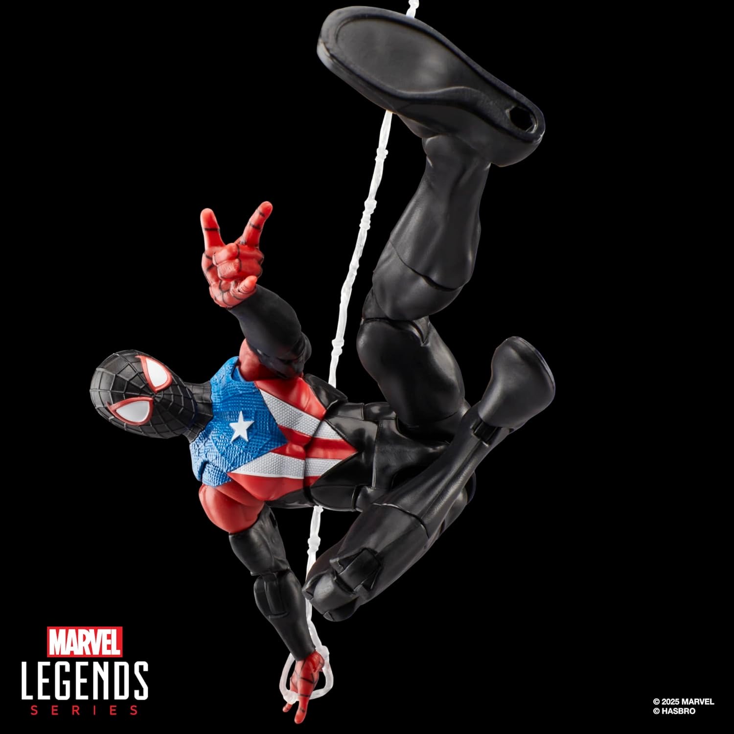 Hasbro Marvel Legends Series Gamerverse Miles Morales Boricua Suit Spider-Man Action Figure ฮาสโบร มาร์เวล เลเจนด์ ซีรี่ย์ส หุ่นโมเดลฟิกเกอร์ เกมเมอร์เวิร์ส ไมล์ โมราเลส บอริกัว สูท สไปเดอร์-แมน ขนาด 6 นิ้ว ลิขสิทธิ์แท้