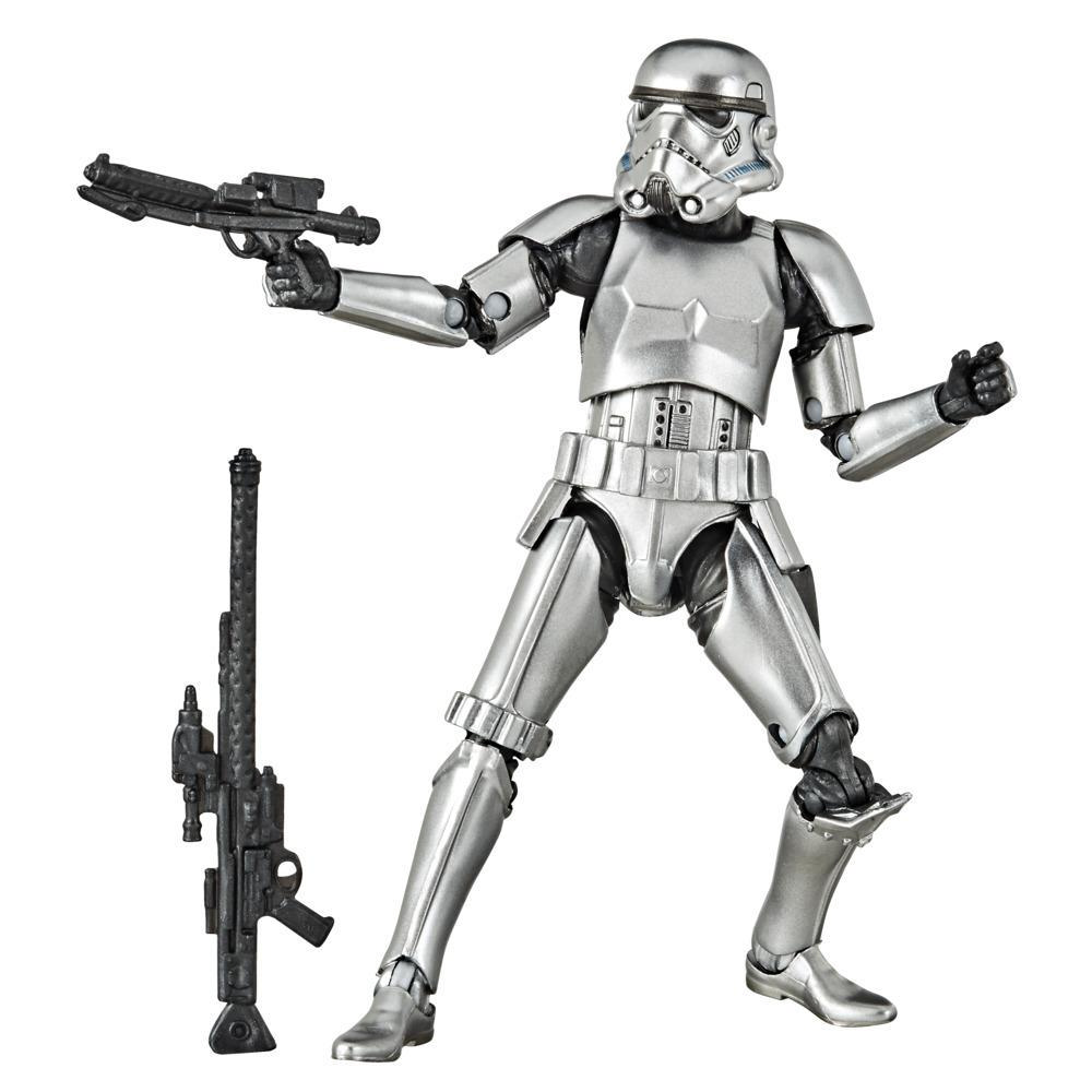 Hasbro Star Wars The Black Series Carbonized Collection Stormtrooper 6-inch-scale Figure ฮาสโบร สตาร์ วอร์ส เดอะ แบล็ค ซีรีส์ หุ่นโมเดลฟิกเกอร์ คาร์บอนไนซ์ สตอร์มทรูปเปอร์ ขนาด6 นิ้ว ลิขสิทธิ์แท้