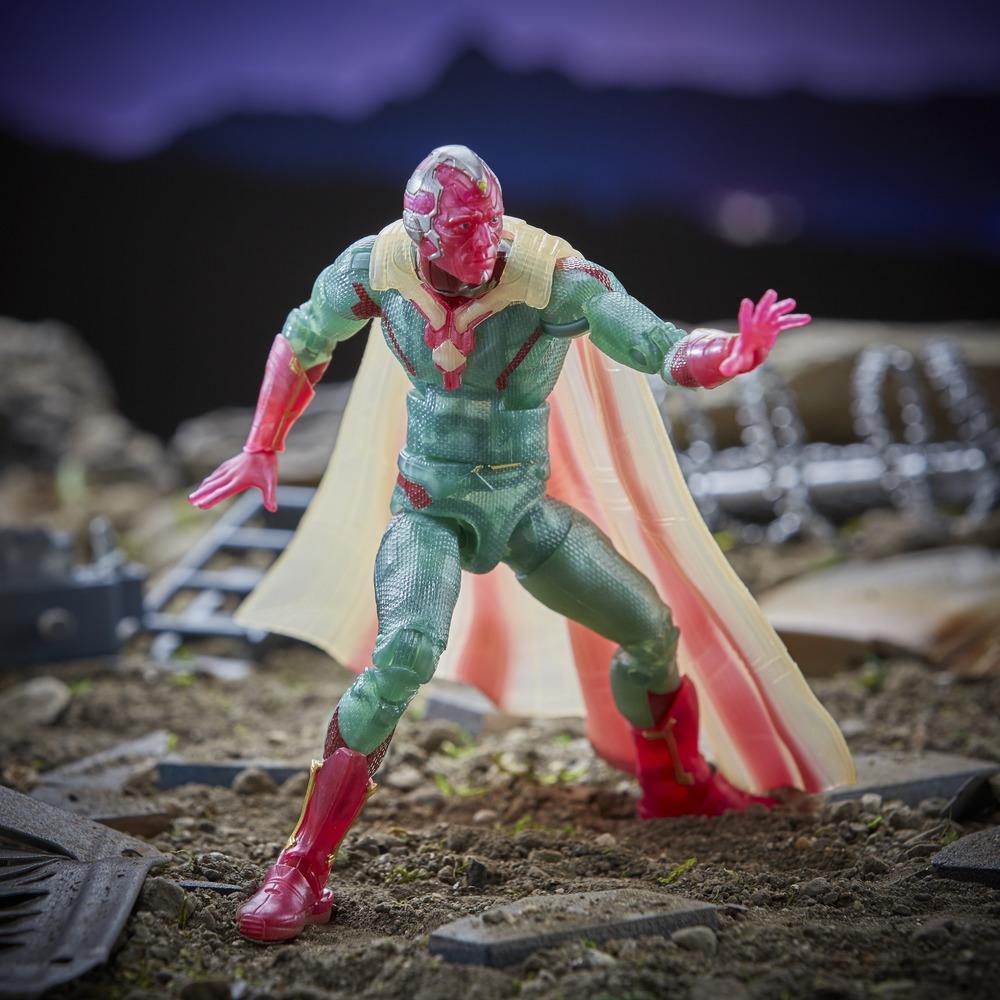 Hasbro Marvel Legends Series Avengers : Endgame 6-inch Vision Figure ฮาสโบร มาร์เวล เลเจนด์ ซีรี่ย์ส อเวนเจอร์ส หุ่นโมเดลฟิกเกอร์ วิชั่น ขนาด6 นิ้ว ลิขสิทธิ์แท้