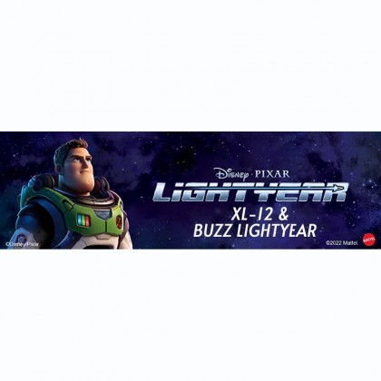 Mattel Disney Pixar Lightyear Hyperspeed Series Xl-12 & Buzz Lightyear (HHJ98) แมทเทล ดิสนีย์ พิกซาร์ ไลท์เยียร์ ของเล่นแอ็กชั่นฟิกเกอร์ ยานอวกาศ ไฮเปอร์สปีด Xl-12 ขนาด 6 นิ้ว และ บัซ ไลท์เยียร์