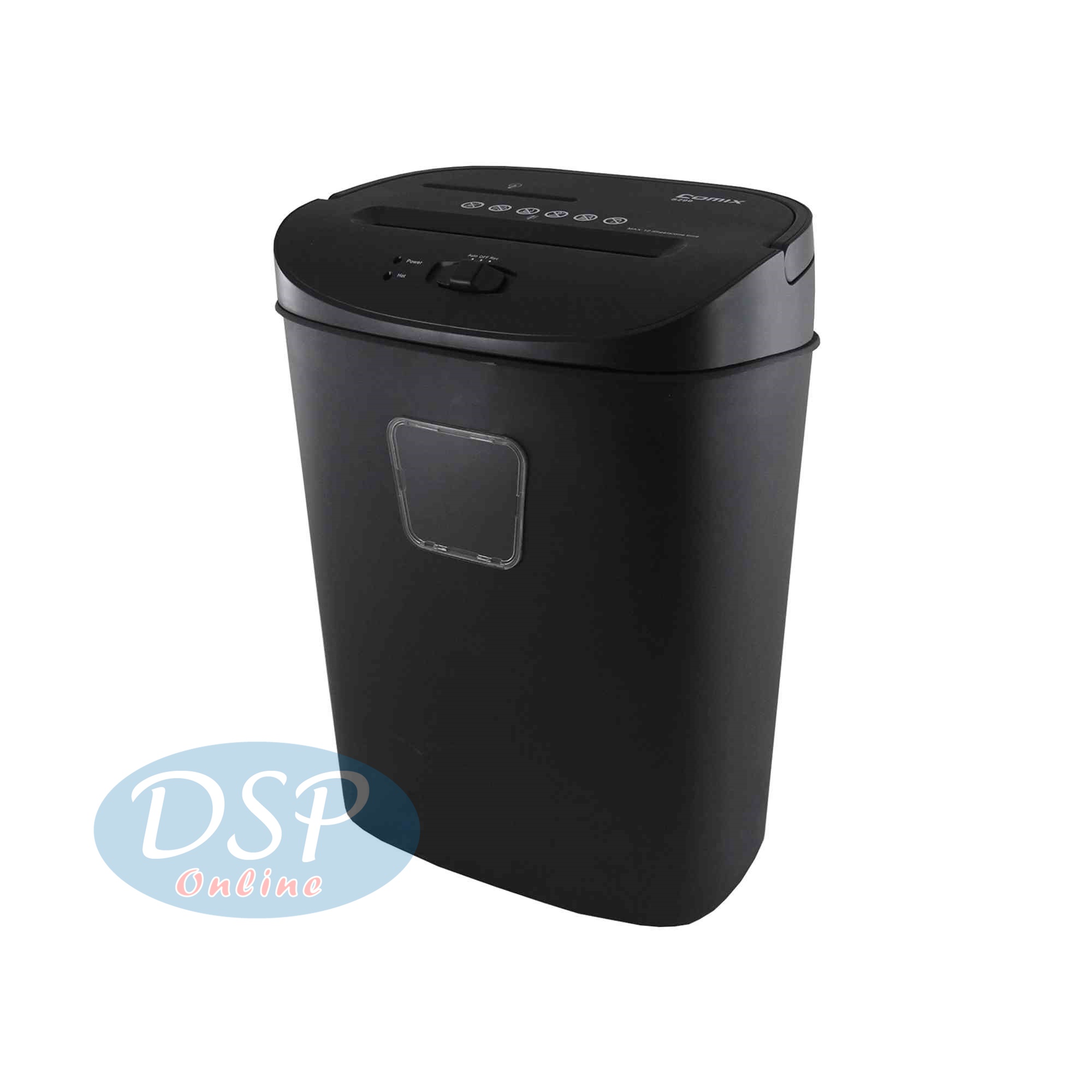 ขายถูก เครื่องทำลายเอกสาร COMIX S290 15 แผ่น/ครั้ง (A4/70 แกรม) (Cross cut) รับประกันศูนย์ 1ปี