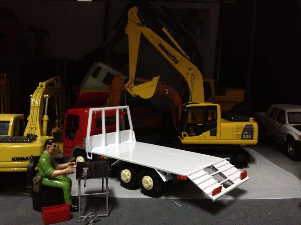 ต่อกระบะรถเทรนเลอร์ 1/55