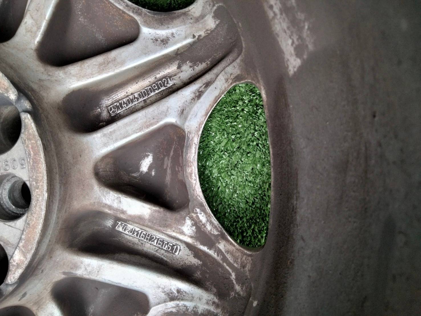 ล้อแท้ 8ช่อง ล้อเดิม W140