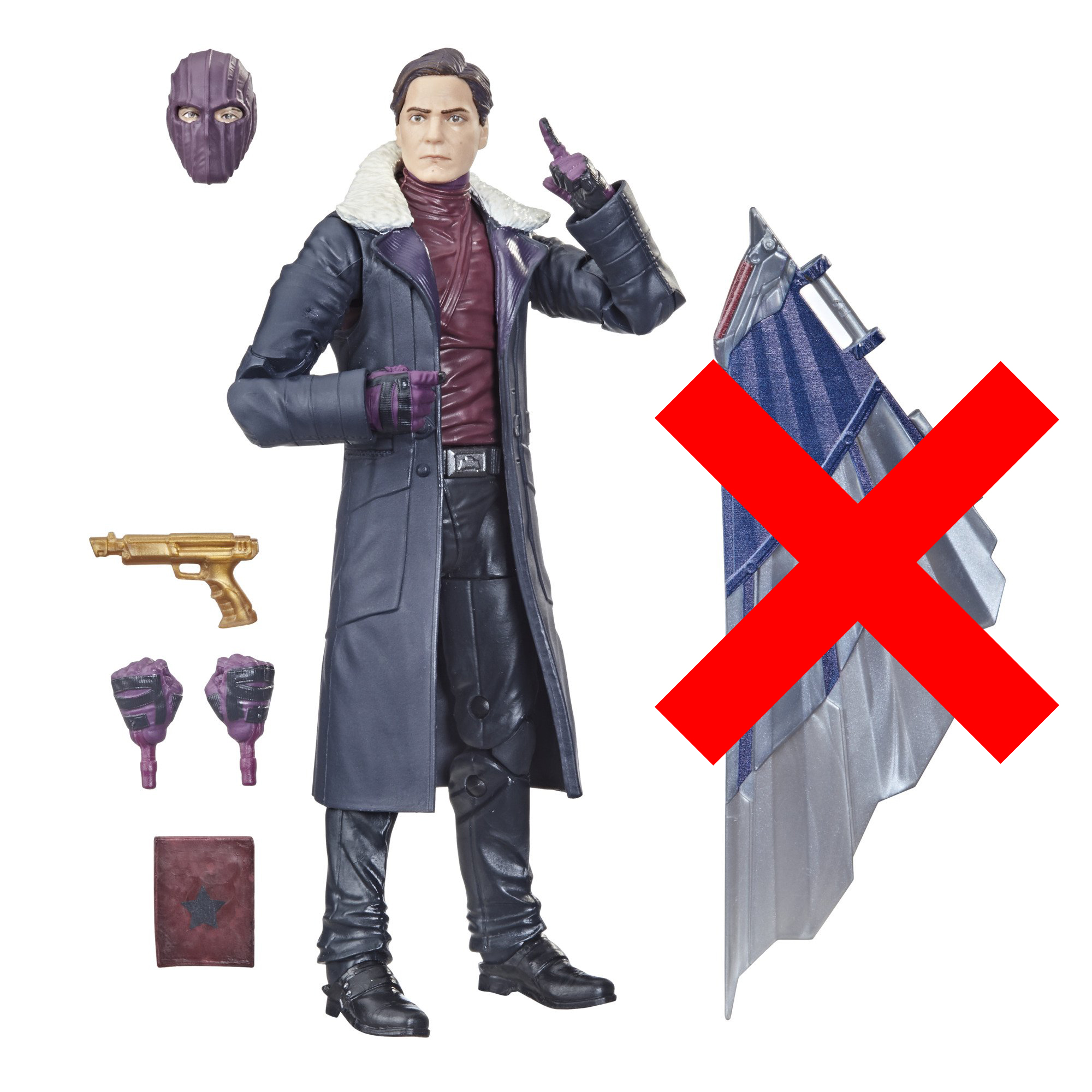 Hasbro Marvel Legends Series Baron Zemo 6-inch Figure ฮาสโบร มาร์เวล เลเจนด์ ซีรี่ย์ส หุ่นโมเดลฟิกเกอร์ บารอน ซีโม่ ขนาด 6 นิ้ว (No BAF) ลิขสิทธิ์แท้
