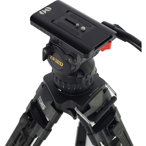 Teris TS120CF Fluid Head & Tripod Kit (Carbon Fiber)