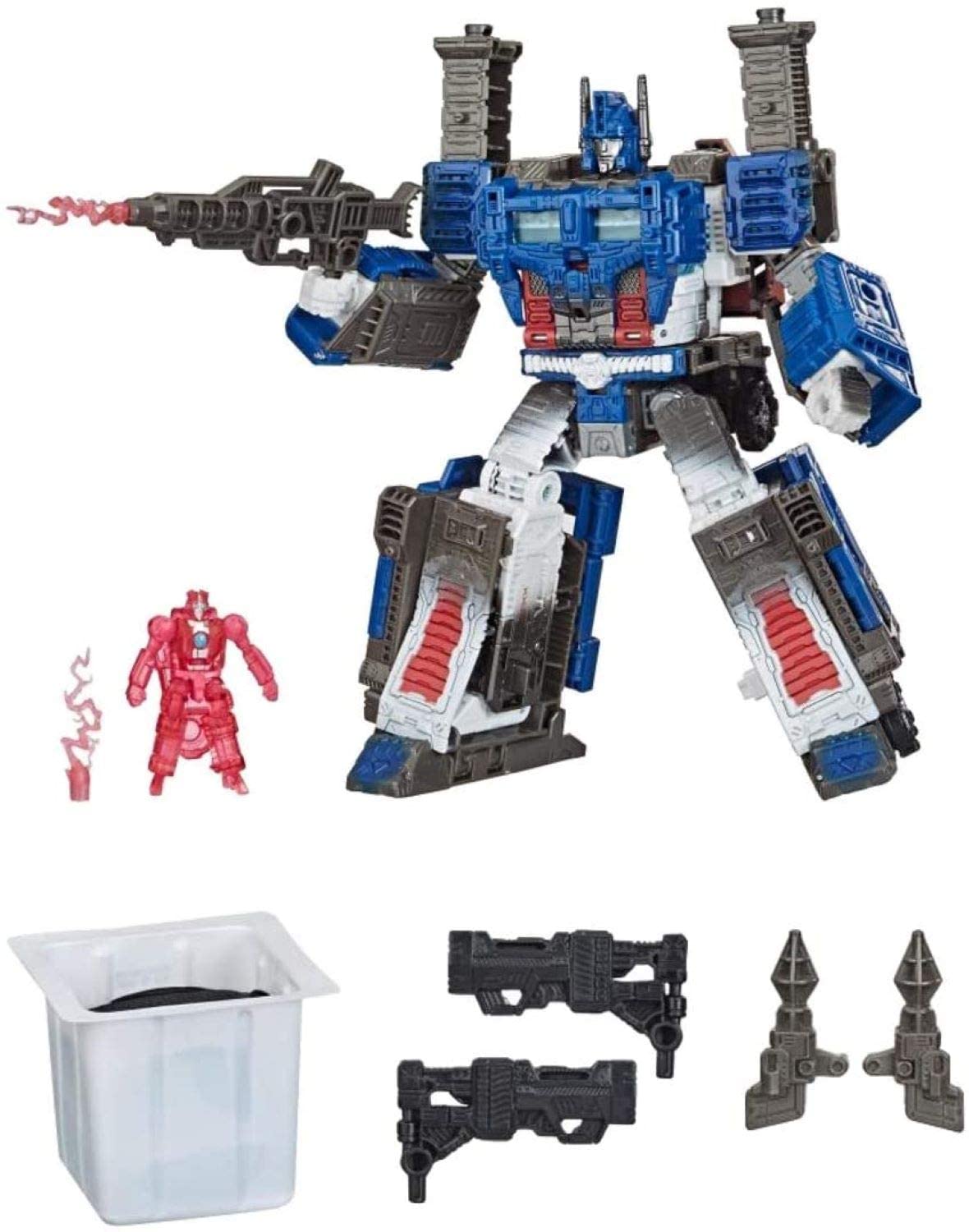 Hasbro Transformers Netflix War for Cybertron Trilogy Exclusive Leader Class Ultra Magnus 7 Inch Action Figure ฮาสโบร ทรานสฟอเมอร์ส เน็ตฟลิกซ์ วอร์ ฟอร์ ไซเบอร์ตรอน ลีดเดอร์ คลาส หุ่นยนต์ อัลตร้า แม็กนัส ขนาด 7 นิ้ว ลิขสิทธิ์แท้