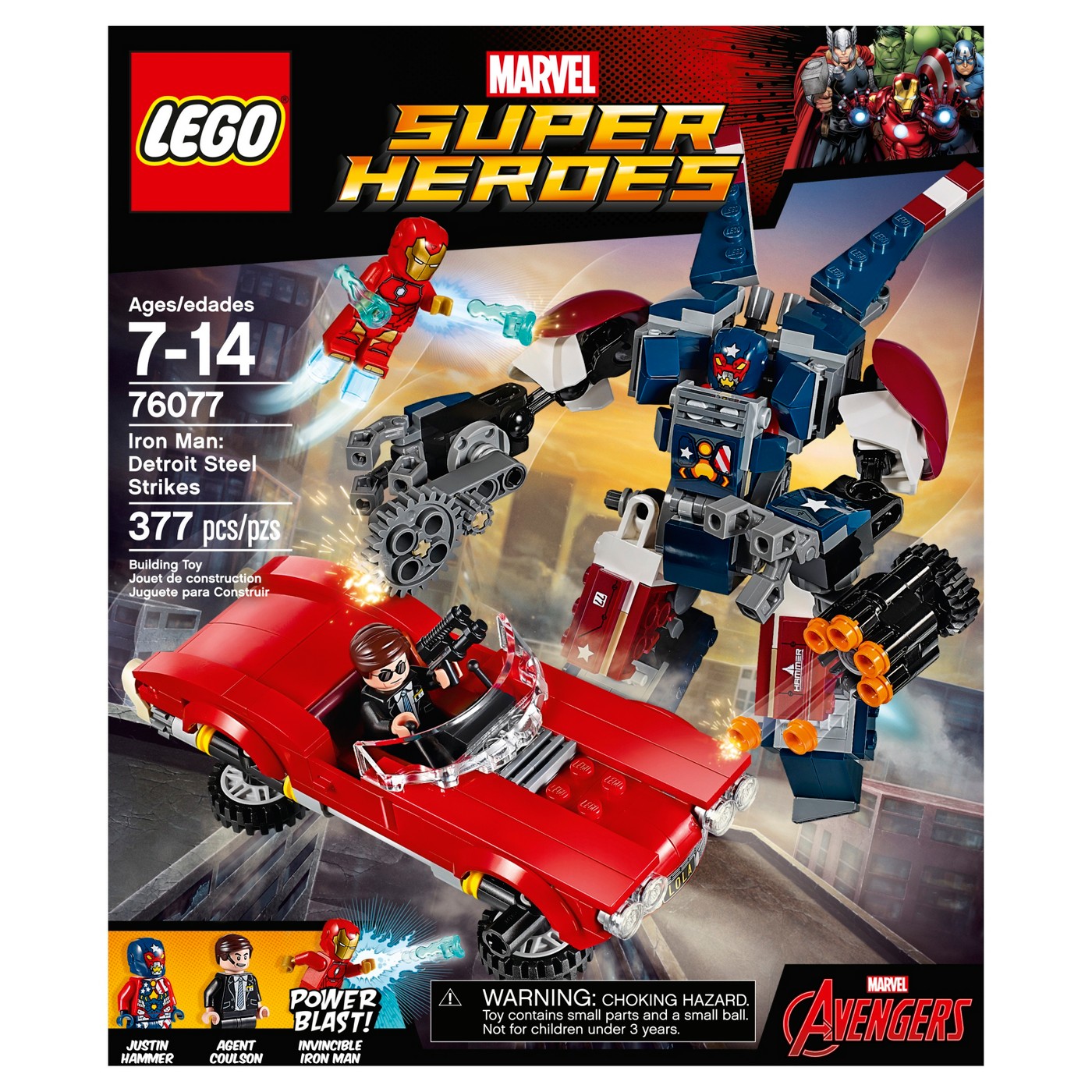 LEGO Marvel Super Heroes Iron Man : Detroit Steel Strikes รุ่น 76077