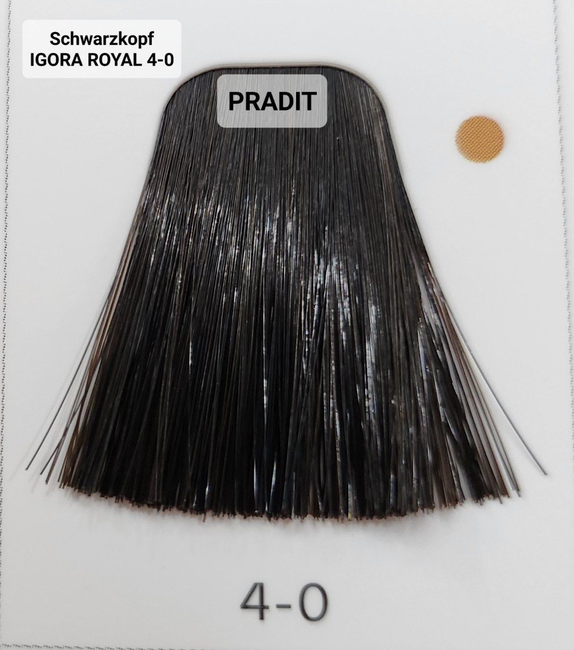 Schwarzkopf Igora Royal ครีมย้อมผม อีโกร่า รอยัล เบอร์4-0 สีน้ำตาลกลาง (60ml) 80 กรัม