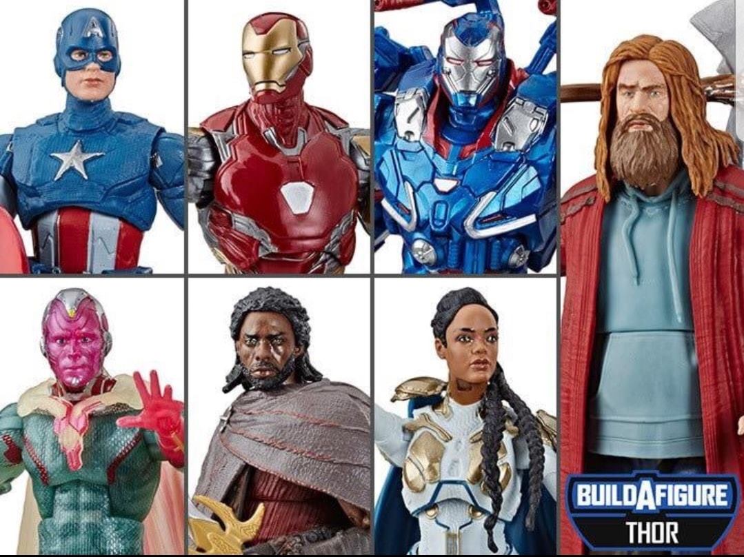 Hasbro Marvel Legends Series Avengers : Endgame Wave 3 Set of 6 Figures (Thor BAF) 6-inch Figure ฮาสโบร มาร์เวล เลเจนด์ ซีรี่ย์ส อเวนเจอร์ส ครบเซ็ต6ตัว พร้อมBAF ธอร์อ้วน 6 นิ้ว ลิขสิทธิ์แท้