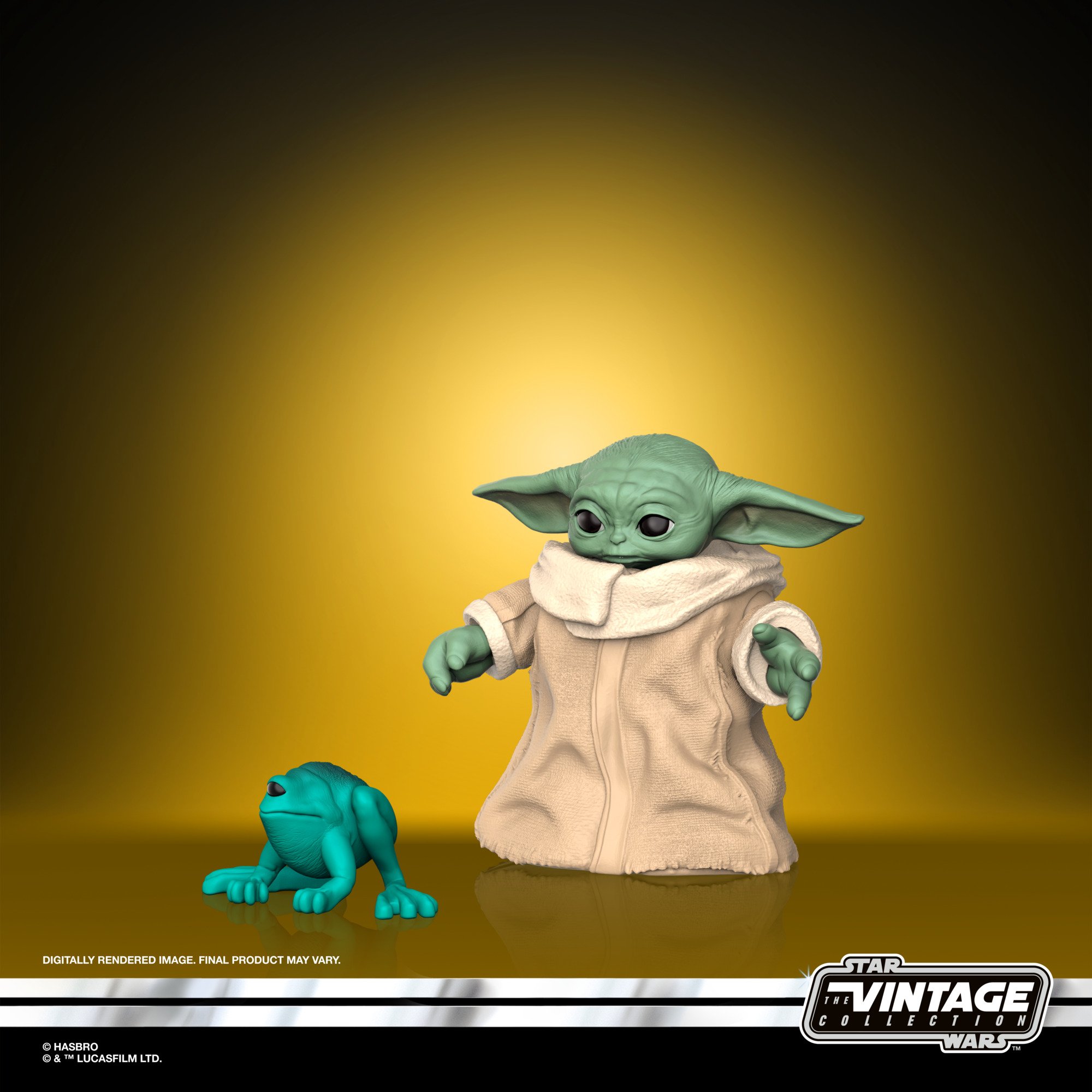 Hasbro Kenner The Vintage Collection Star Wars The Mandalorian The Child Baby Yoda 3.75-inch-scale Action Figure ฮาสโบร สตาร์ วอร์ส หุ่นโมเดลฟิกเกอร์ เบบี้ โยดา ขนาด 3.75 นิ้ว ลิขสิทธิ์แท้