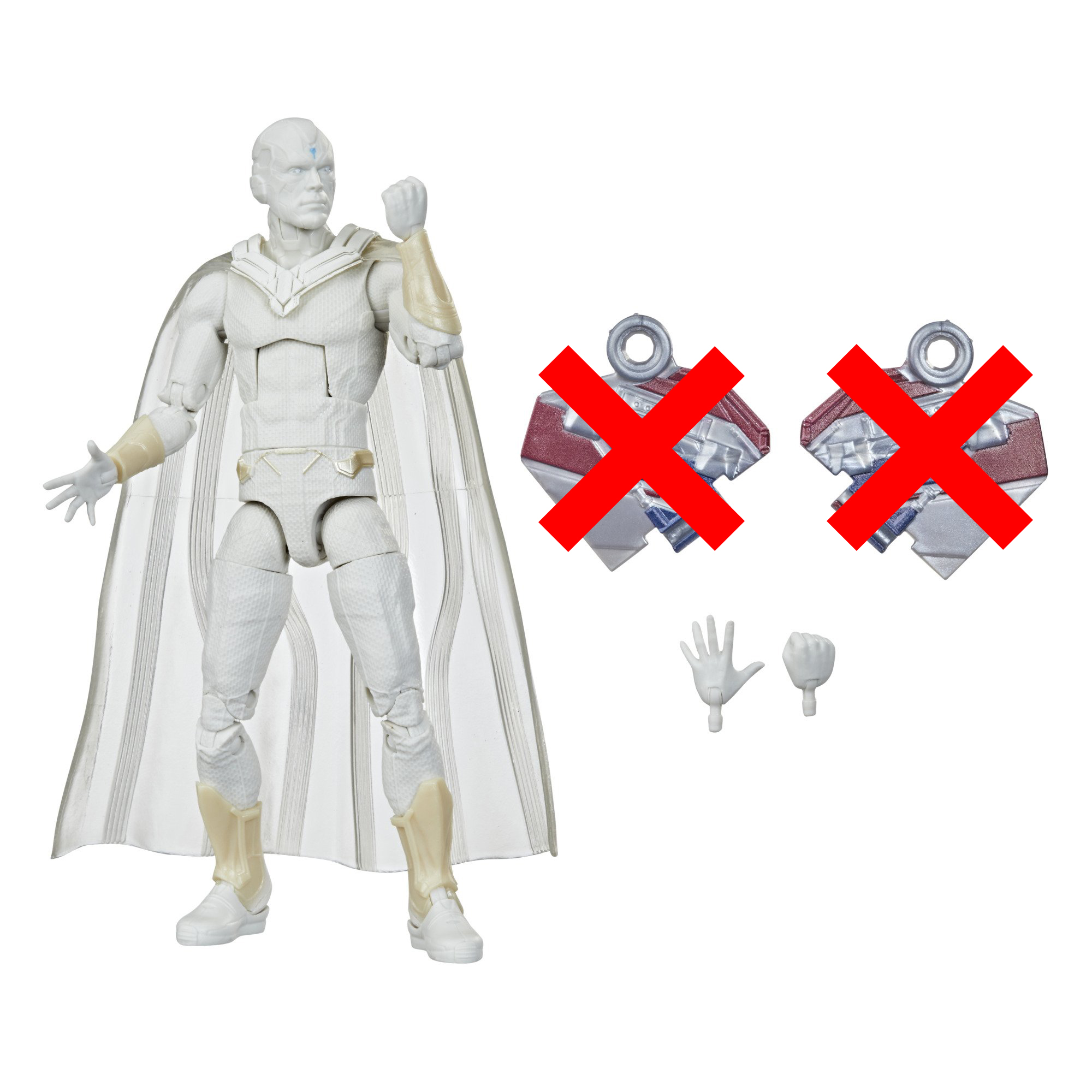 Hasbro Marvel Legends Series Vision 6-inch Figure ฮาสโบร มาร์เวล เลเจนด์ ซีรี่ย์ส หุ่นโมเดลฟิกเกอร์ วิชั่น ขนาด 6 นิ้ว (No BAF) ลิขสิทธิ์แท้