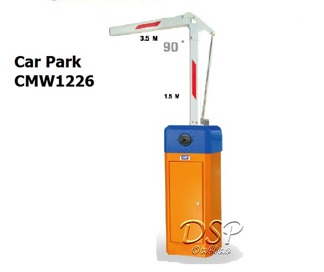 ขายถูก ไม้กั้นรถยนต์ HIP CMW1226 Gate barrier & Stralight arm 5 Meters (1.5+3.5) ไม้แบบงอ ไม้ซ้าย