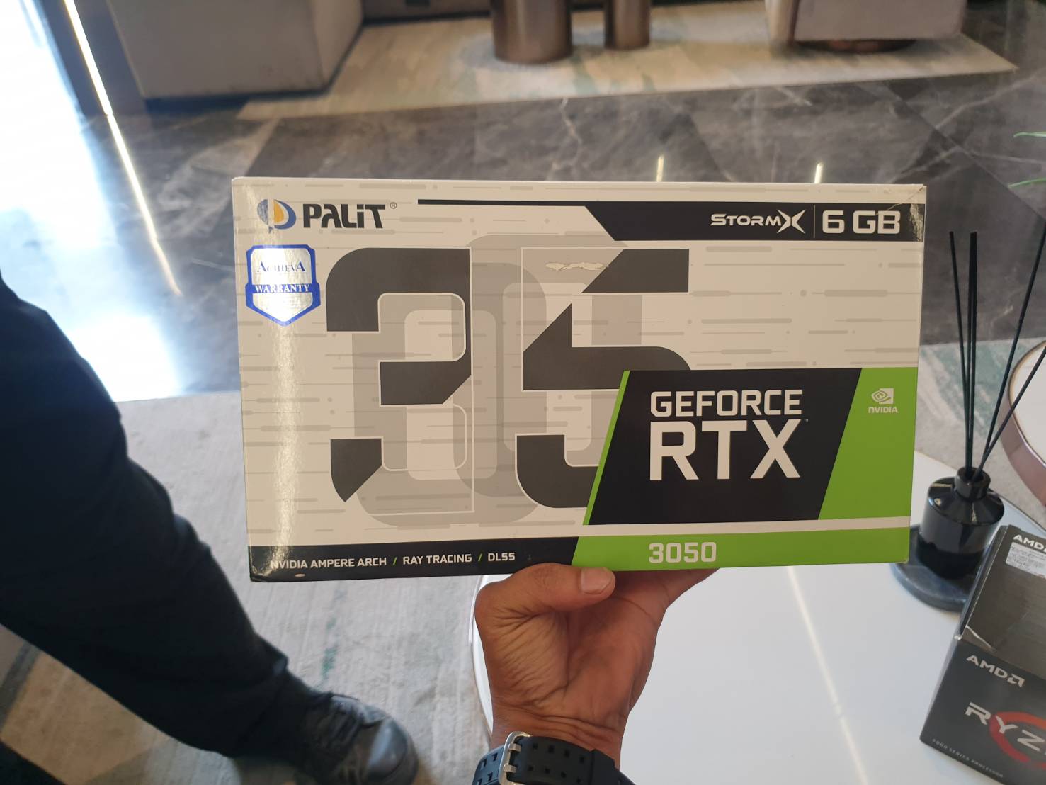 การ์ดจอ Rtx 3050 Palit Stormx 6GB DDR6 ประกันเหลือ