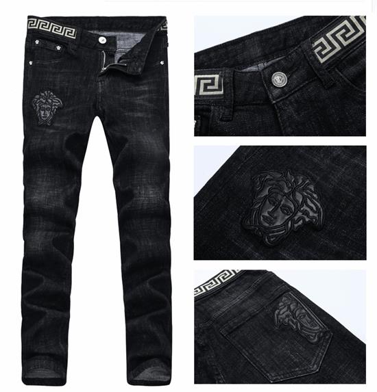 001002 ยีนส์ Ajaz James Style Versace Italy New Summer 2019 Jeans Denim Slim feet Size 28-38