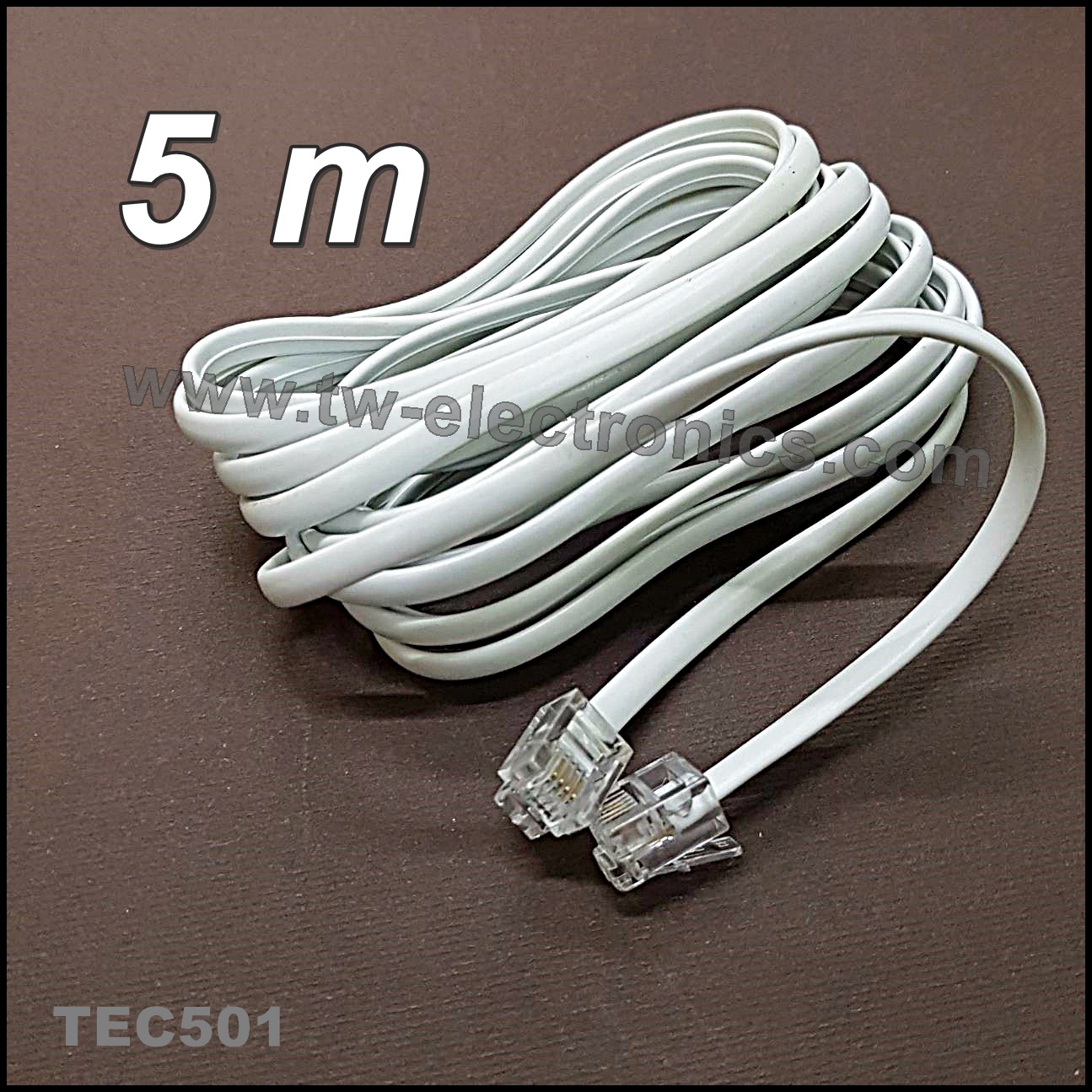 สายโทรศัพท์ 5 เมตร / TEC501