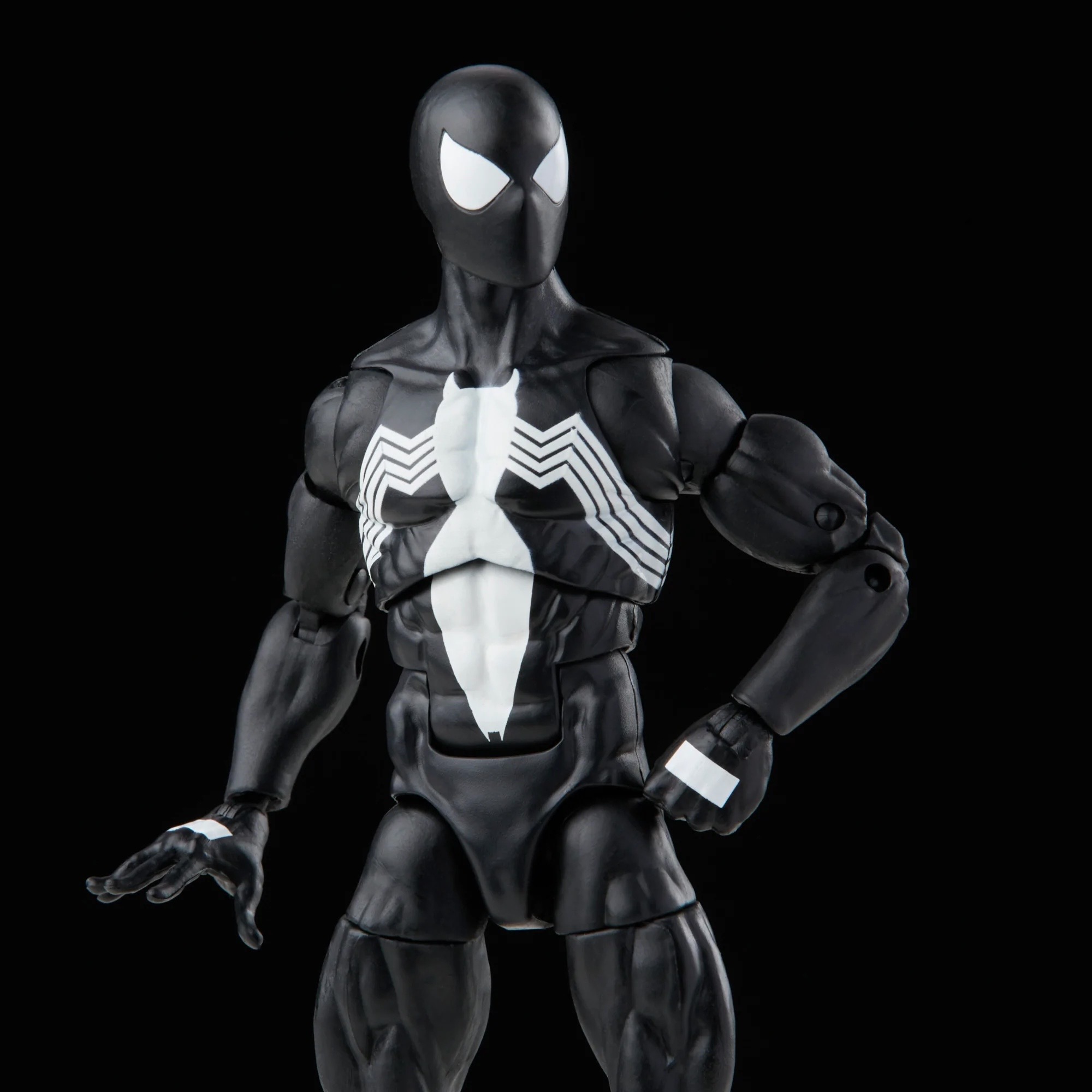 Hasbro Marvel Legends Retro Collection Symbiote Spider-Man 6-inch Figure ฮาสโบร มาร์เวล เลเจนด์ ซีรี่ย์ส หุ่นโมเดลฟิกเกอร์ ซิมไบโอต สไปเดอร์-แมน ขนาด 6 นิ้ว ลิขสิทธิ์แท้