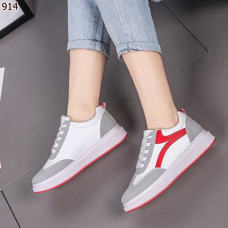 รองเท้าผ้าใบแฟชั่นลาย Sport เรียบ (สีดำ)