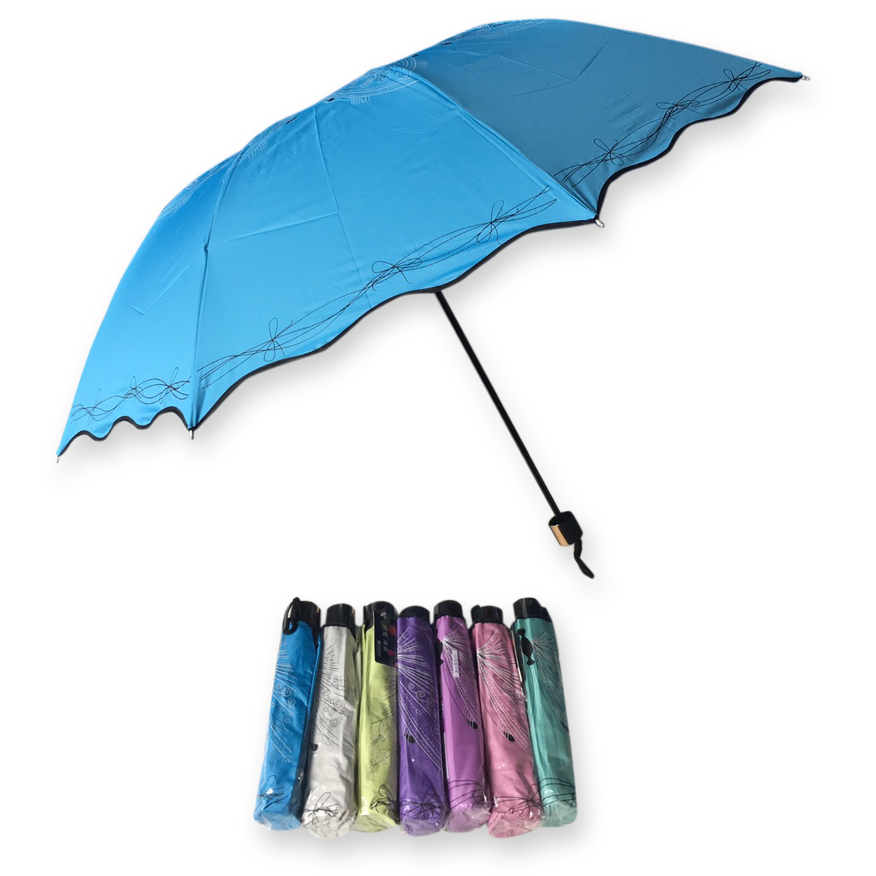 ร่มโค้ง24นิ้วรหัส1637