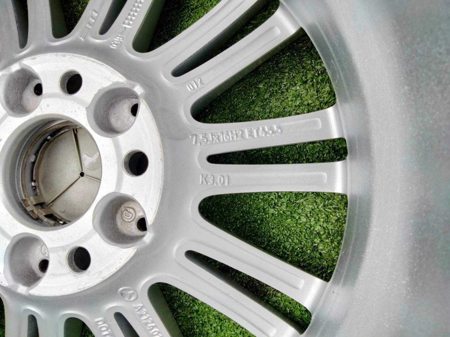 ล้อเดิม W212 10 ก้านคู่ แท้ ขอบ 16"