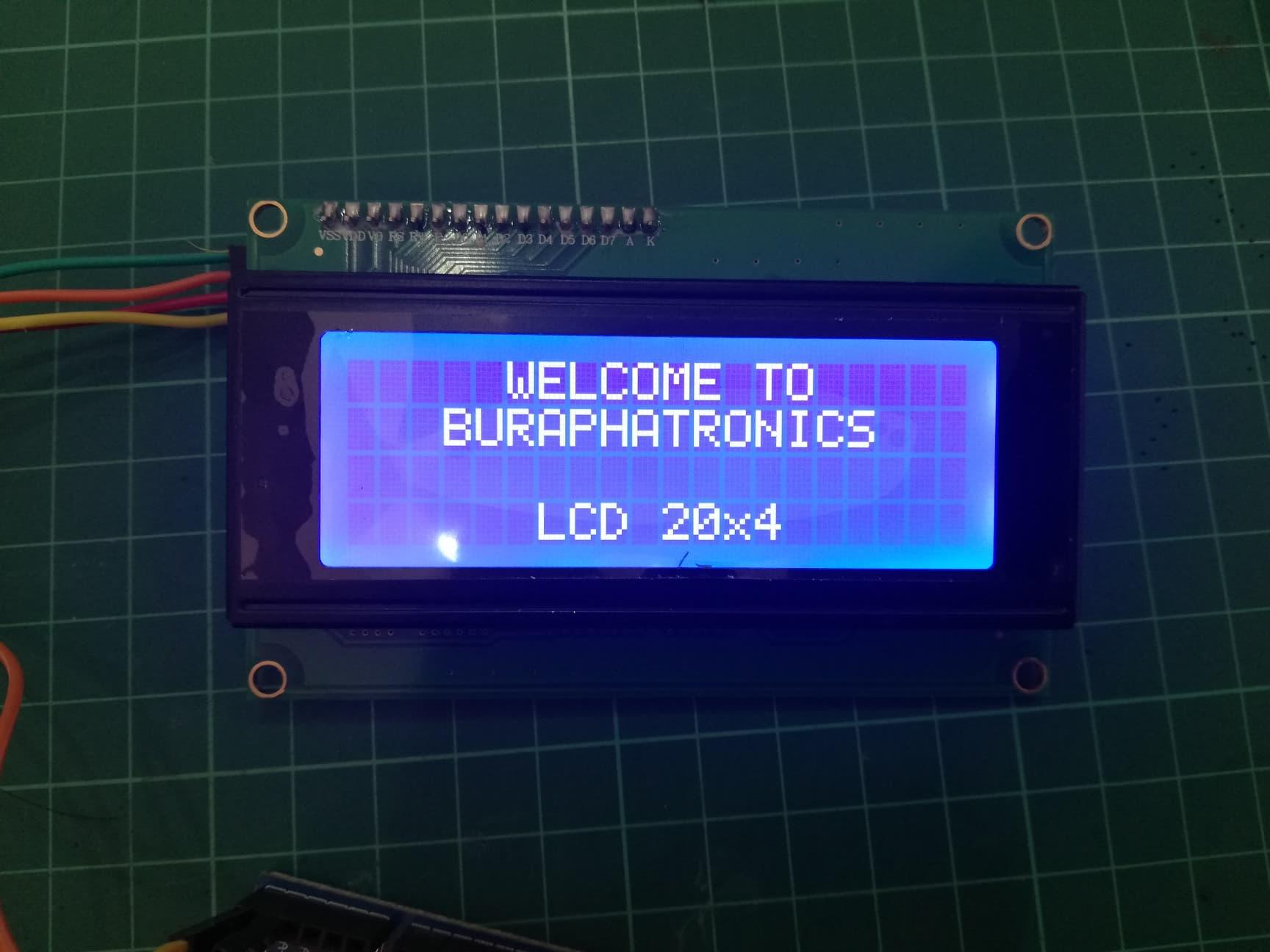 (Blue screen) 20x4 + I2C module