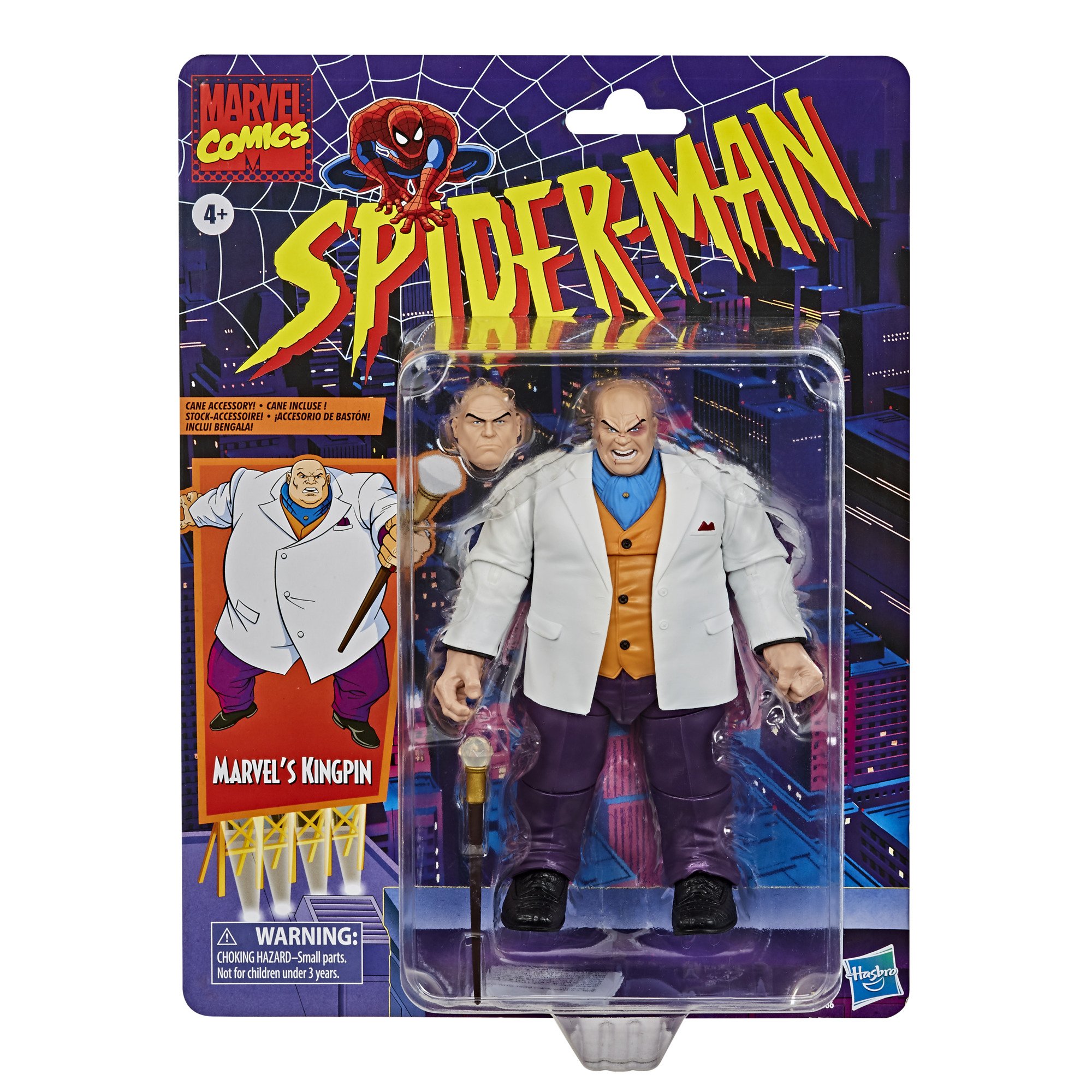 Hasbro Marvel Legends Retro Collection Kingpin 6-inch Figure ฮาสโบร มาร์เวล เลเจนด์ ซีรี่ย์ส หุ่นโมเดลฟิกเกอร์ คิงพิน ขนาด 6 นิ้ว ลิขสิทธิ์แท้