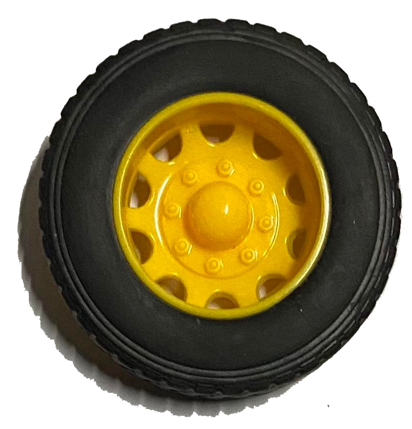 ล้อรถบรรทุกจำลอง รุ่นกระทะเหลือง P18 truck wheel 1/24 ล้อรถหม่ำโมเดล ล้อรถของเล่น ล้อรถจำลอง
