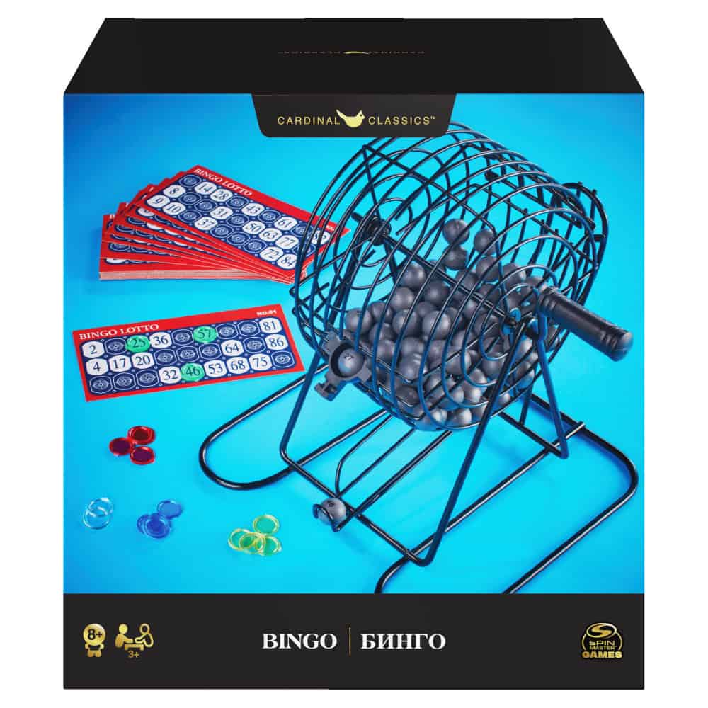 Cardinal Bingo Lotto คาร์ดินัล เกมบิงโก พร้อมกงล้อออกหมายเลข ลิขสิทธิ์แท้