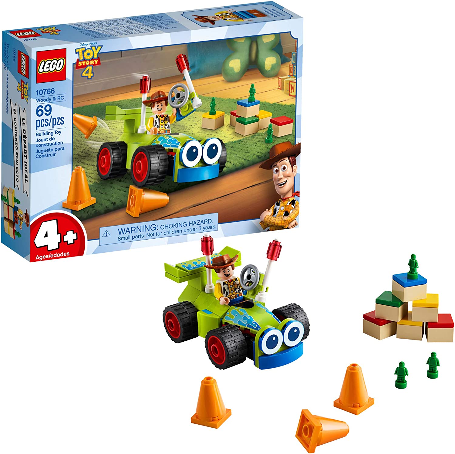 ตัวต่อเสริมทักษะ LEGO Disney Pixar’s Toy Story 4 Woody & RC รุ่น 10766