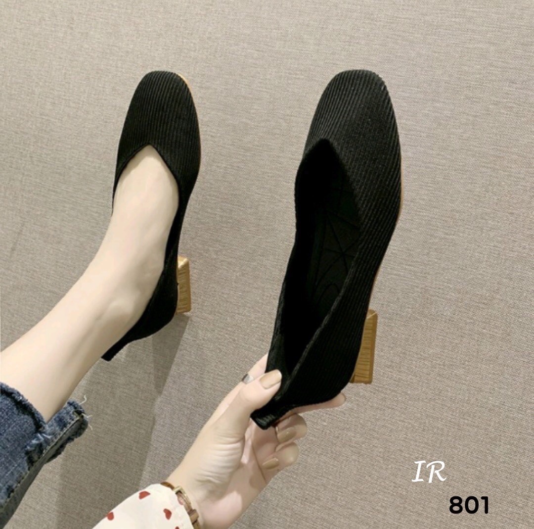 รองเท้าคัทชูผ้าลูกฟูก (สีครีม)