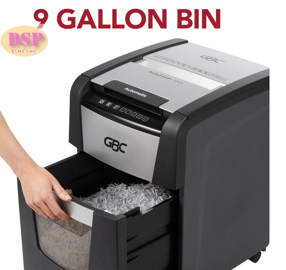 ขายถูก เครื่องทำลายเอกสาร GBC Shredder ShredMaster 100X Auto