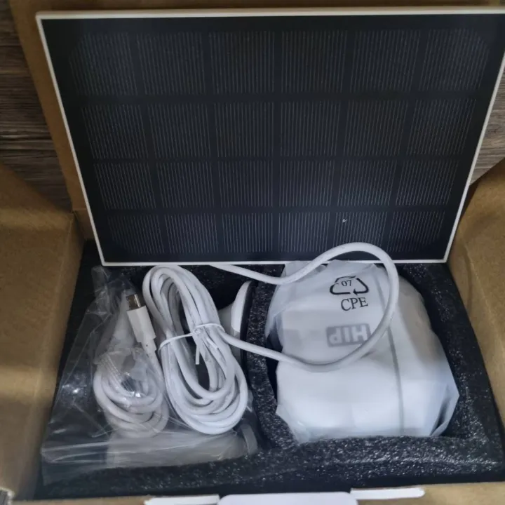 ขายถูก กล้องวงจรปิดไร้สาย มีแบตเตอรี่ในตัว พร้อมแผง SOLAR CELL HIP รุ่น HS-SN202 *สามารถออกใบกำกับภาษีได้