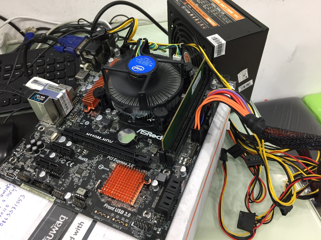 i3-6100+ Asrock H110M-HDV 10/2019