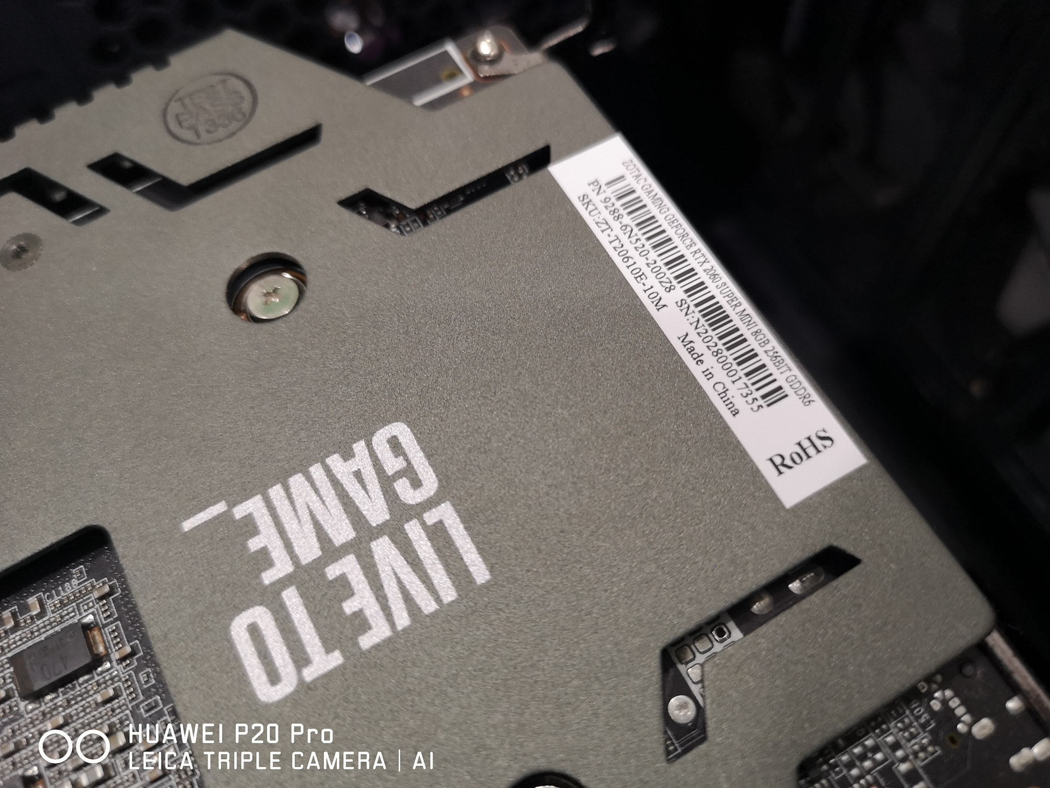 ZOTAC GAMING RTX2060 Super 8GB. DDR-6 SVOA 10/2023 มือสองสวยๆมีแต่กล่อง