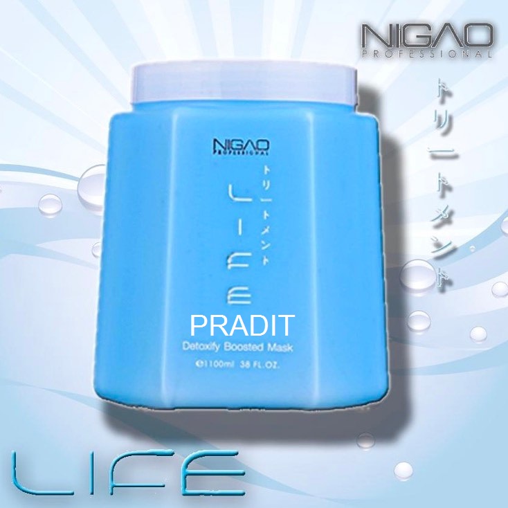 นิกาโอะ ทรีทเม้นท์ ดีท๊อกซิไฟ บู๊สเตท มาร์ค Nigao Treatment Detoxify Mask 1,100 กรัม