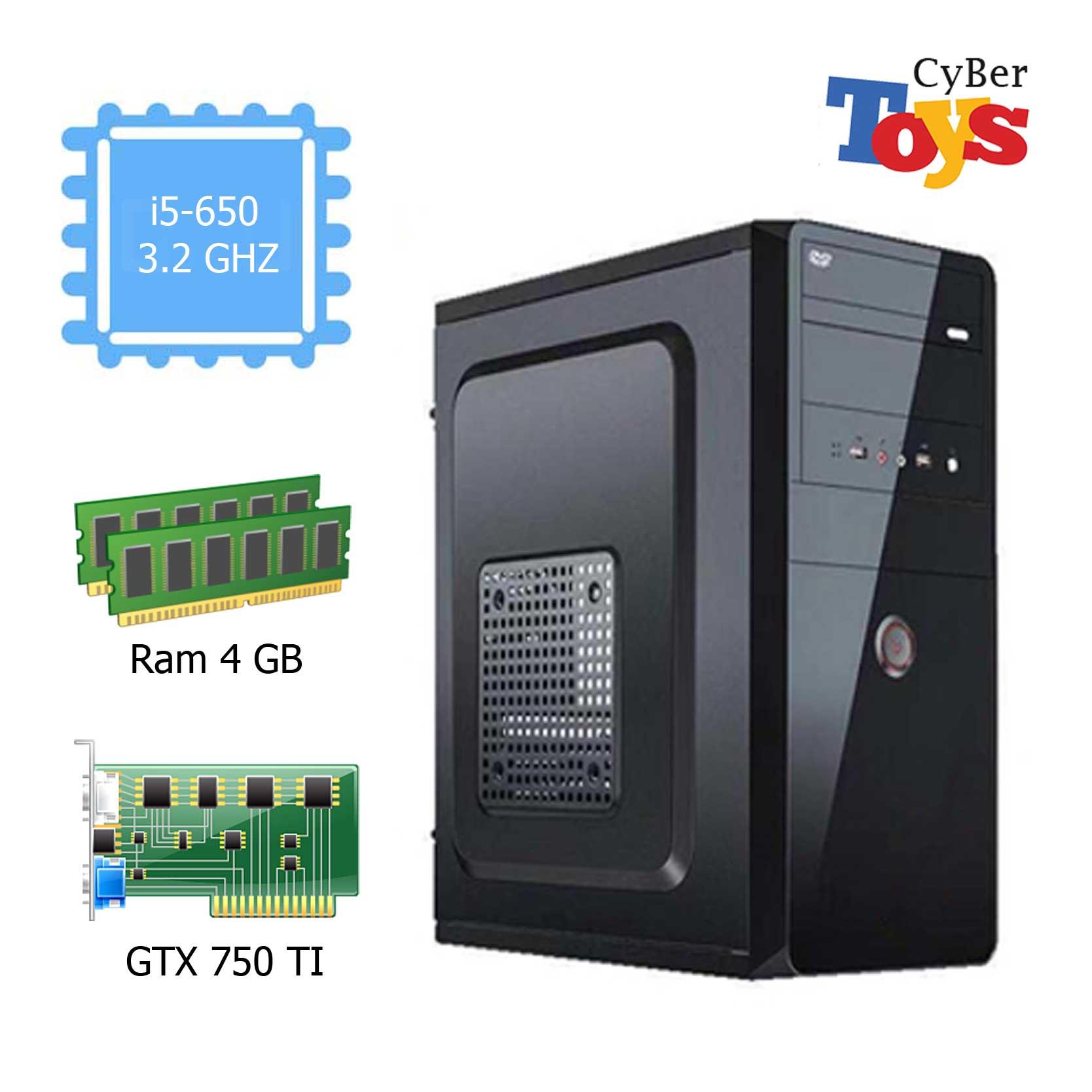 คอมเล่นเกมส์ i5 VGA 750TI คอมสำหรับเล่นเกมส์ GTAV HON PB SF FIFA4 คอมราคาถูก