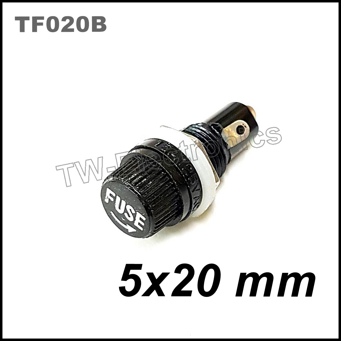 กระบอกฟิวส์แก้ว ตัวสั้น 5x20mm / TF020B