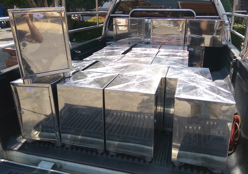 ตู้บริจาคสแตนเลส