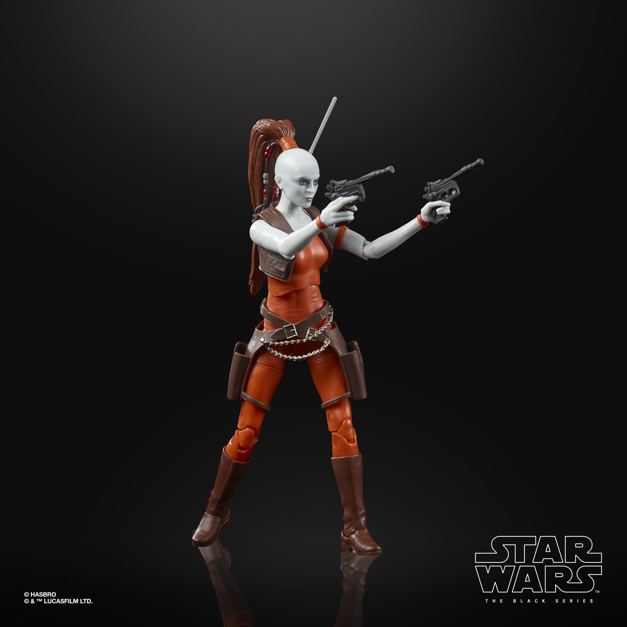 Hasbro Star Wars The Black Series Aurra Sing 6-inch-scale Figure ฮาสโบร สตาร์ วอร์ส เดอะ แบล็ค ซีรีส์ หุ่นโมเดลฟิกเกอร์ ออร์ร่า ซิง ขนาด 6 นิ้ว ลิขสิทธิ์แท้