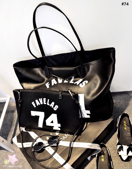 พร้อมส่ง : กระเป๋า FAVELAS 74 (Set2ใบ)