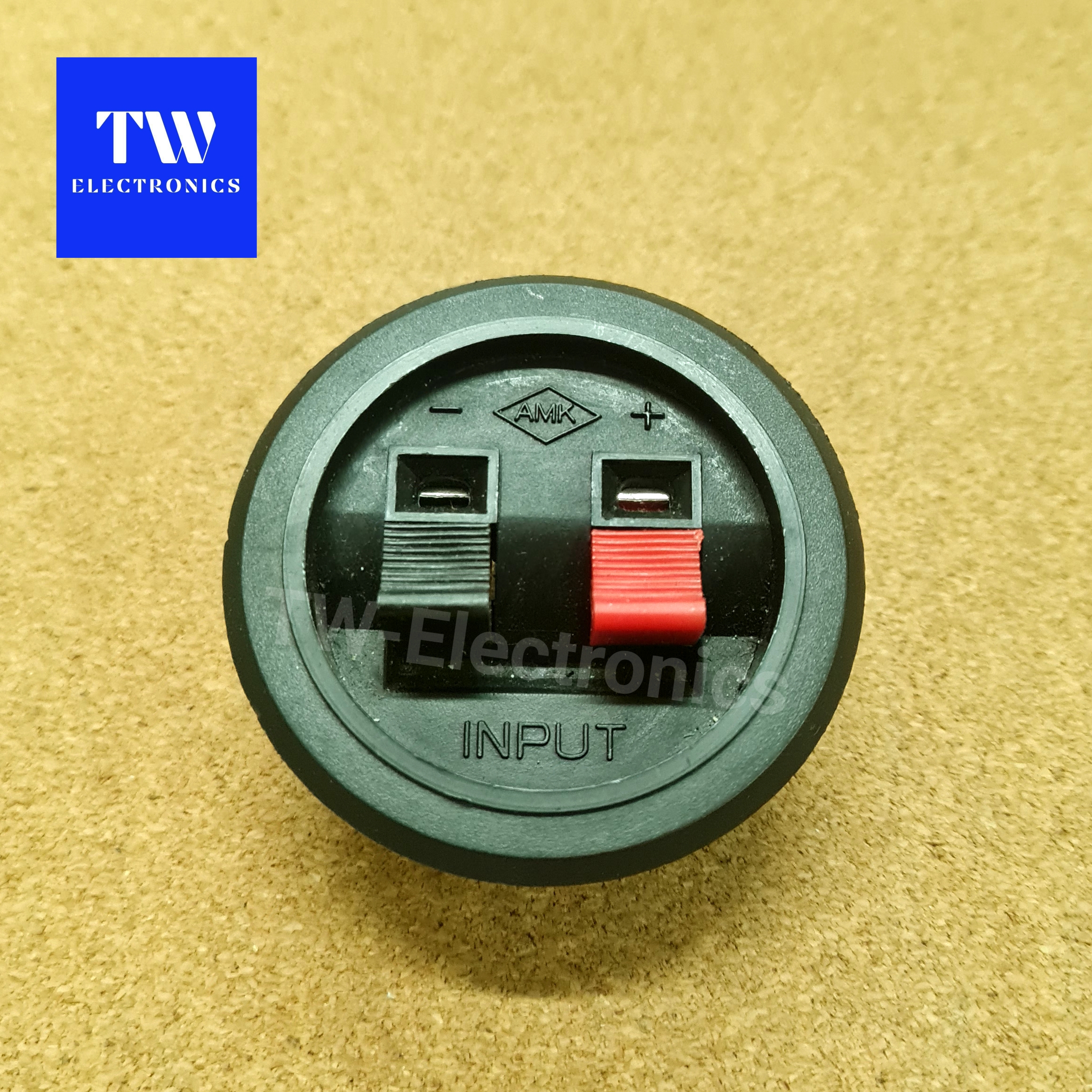 แท็ปลำโพงแบบกด กลม 2P (60 mm.)