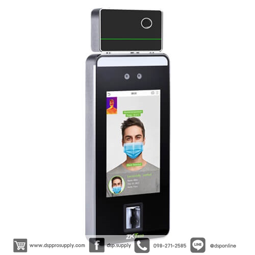 ขายถูก เครื่องสแกนใบหน้าตรวจวัดอุณหภูมิ Zkteco SmartAC1 [Ti]