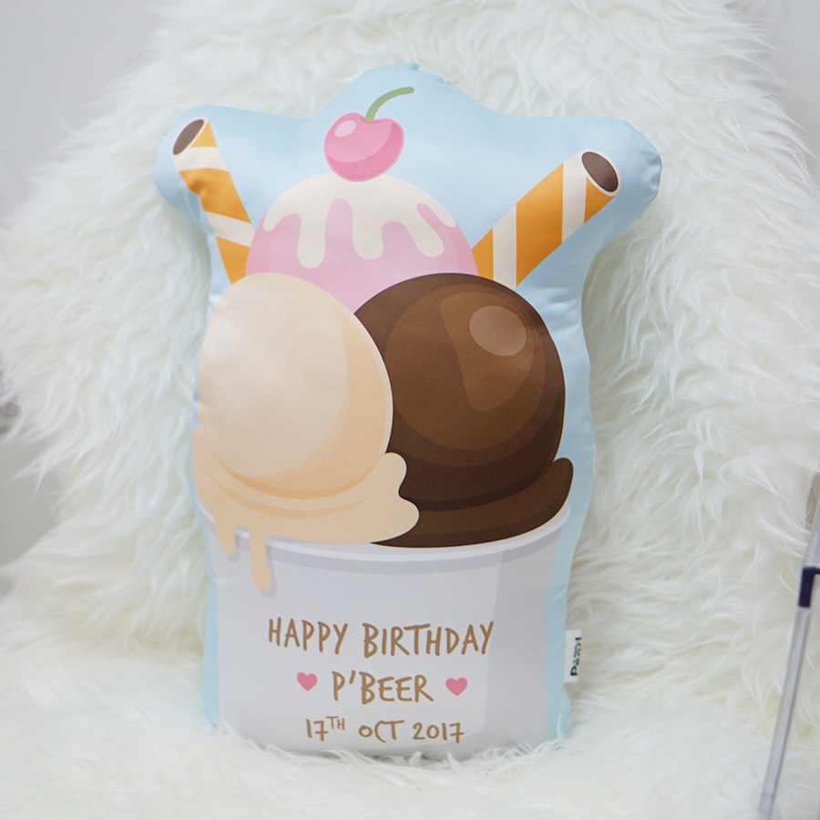 หมอนลายไอศครีม Ice-cream