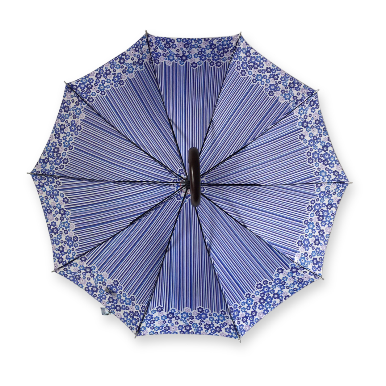 ร่มตอนเดียว22 8ก้านรหัสลายดอกไม้