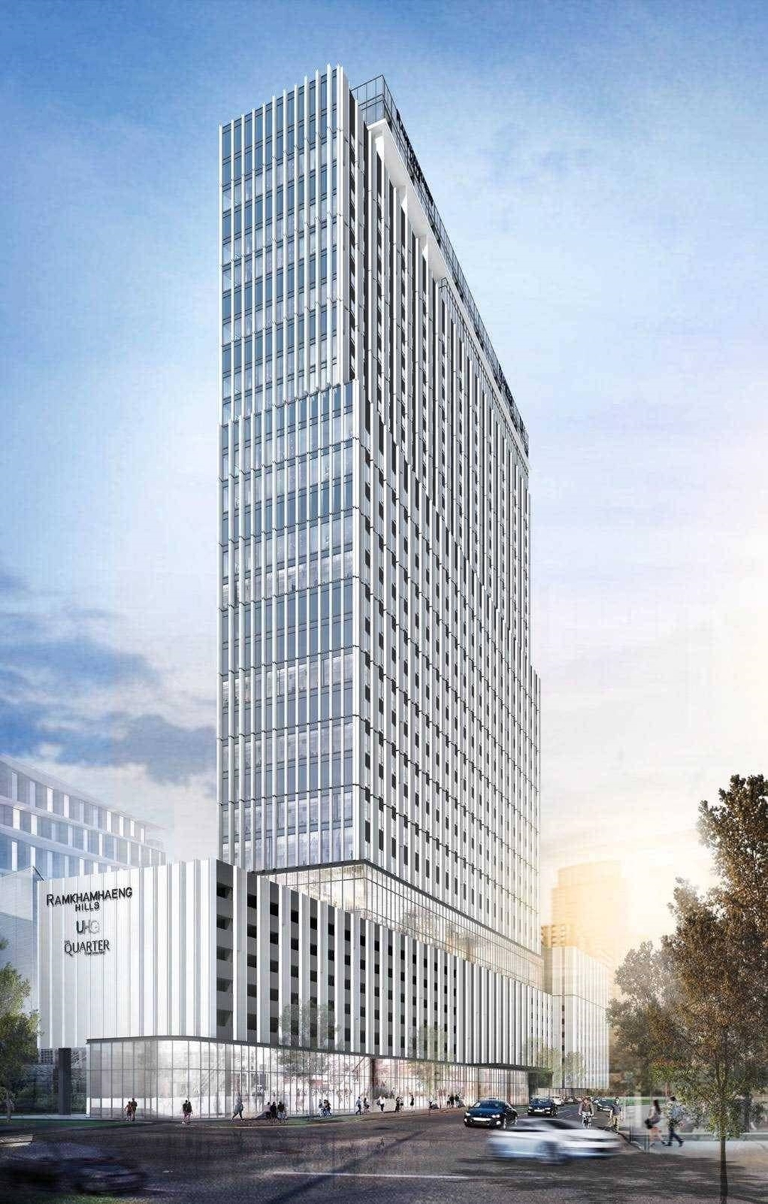 อาคารรามคำแหง ฮิลล์ ( Ramkhamhaeng Hills ) สำนักงานให้เช่าติดถนนรามคำแหง ใกล้รถไฟฟ้า MRT สายสีส้ม สถานีรามคำแหง 12 เพียง 100 ม.