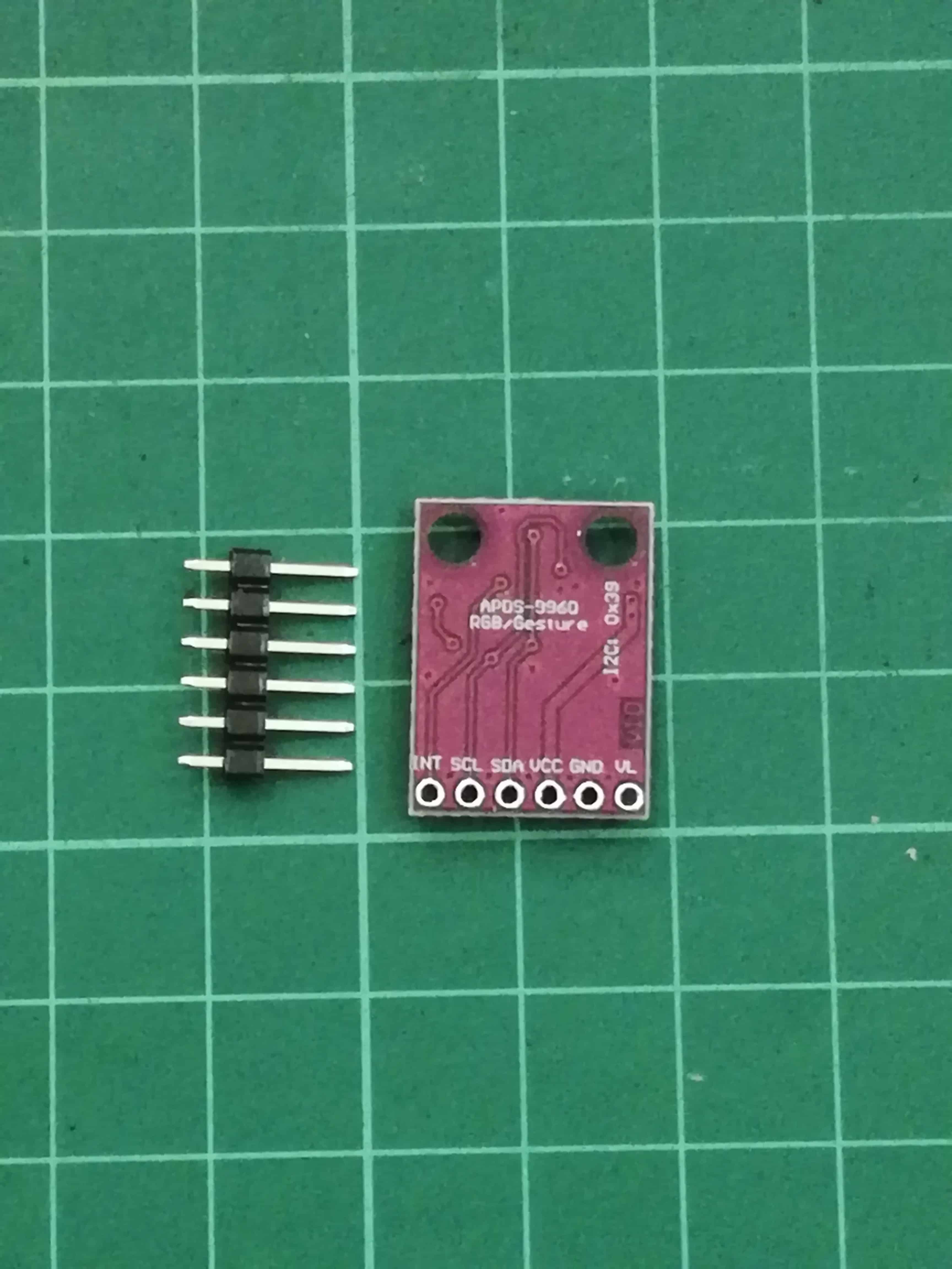 GY-9960 Infared Gesture-RGB Sensing เซนเซอร์ตรวจจับการเคลื่อนไหวของวัตถุภายในระยะ